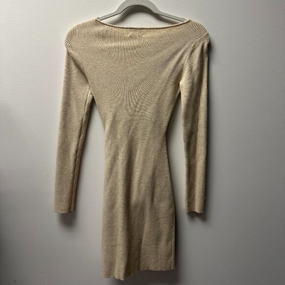 Wilfred Free Cut-Out Knit Midi Dress - Picture 3 of 3